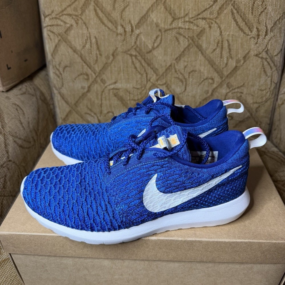 Nike Roshe NM Flyknit Rio QS ( 843386-404 ) Blue US‎ Olympic Sneakers Men Size &